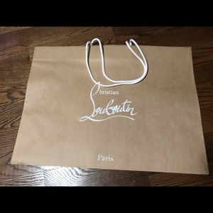 Christian Louboutin XL shopping bag 23 X 17